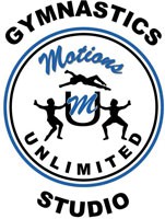 Motions Unlimited Gymnastics Club Logo