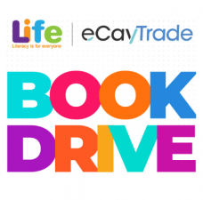 2026 eCay & LIFE Book Drive Logo