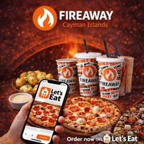 Fireaway Pizza Fireaway Pizza, Galleria Plaza Cayman Islands