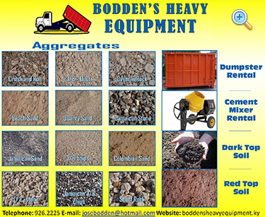 Bodden's Heavy Equipment & Rentals Bodden''s Heavy Equipment & Rentals Cayman Islands