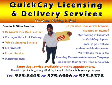Quickcay Courier Services Quickcay Courier Services Cayman Islands